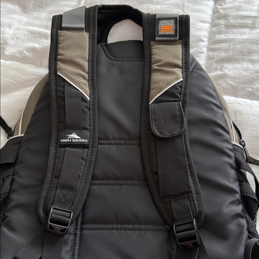 High Sierra Olive and Black Backpack - Picture 6 of 6